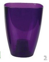Osłonka do storczyka 15 cm transparentna fiolet Osłonka do storczyka 15 cm transparentna fiolet