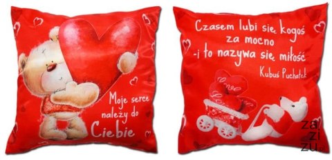 Poduszka dwustronna 35 x 35 cm - Moje serce należy do Ciebie S44 Poduszka dwustronna 35 x 35 cm - Moje serce należy do Ciebie S44