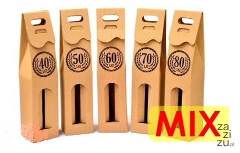 Pudełko kartonowe na alkohol 39 x 9 x 9 cm - 5szt. R0Smix2szare Pudełko kartonowe na alkohol 39 x 9 x 9 cm - 5szt. R0Smix2szare
