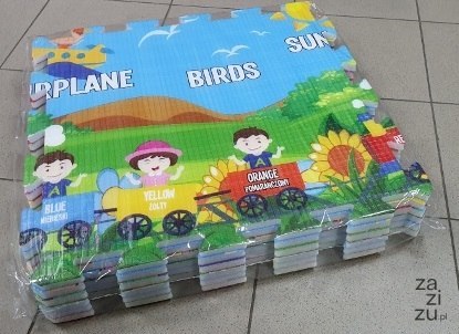 Puzzle piankowe 60x60cm x grubość 1cm XXL 6 arkuszy Puzzle piankowe 60x60cm x grubość 1cm XXL 6 arkuszy