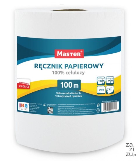 Ręcznik papierowy 6szt. 100% celuloza MASTER | S300 Ręcznik papierowy 6szt. 100% celuloza MASTER | S300