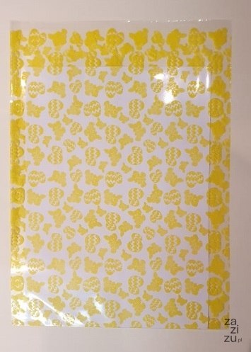 Torba foliowa 25 x 35 cm Wielkanocna 25szt D2 Torba foliowa 25 x 35 cm Wielkanocna 25szt D2