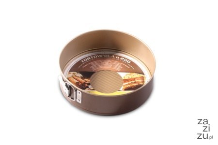 Tortownica z warstwą ochronną „non-stick" Ø 220 mm I dno fakturowane „czekoladowa" Tortownica z warstwą ochronną „non-stick" Ø 220 mm I dno fakturowane „czekoladowa"