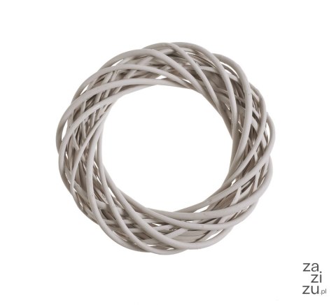 Wianek wiklinowy beżowy 20cm 129CAN12545-7BE Wianek wiklinowy beżowy 20cm 129CAN12545-7BE