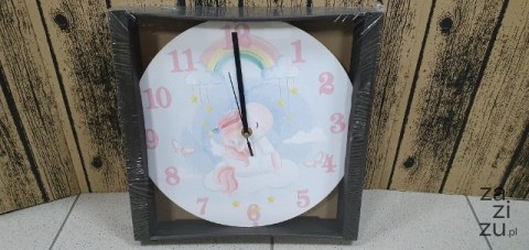 Zegar ścienny 30cm JEDNOROŻEC+DZIECKO Zegar ścienny 30cm JEDNOROŻEC+DZIECKO