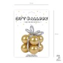 Balony złote chrom