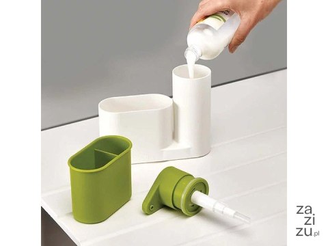 Dozownik kuchenny organizer na mydło płyn gąbkę 15801 Dozownik kuchenny organizer na mydło płyn gąbkę 15801