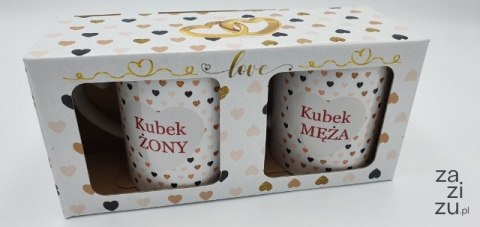 Kpl.2 kubków ŻONA/MĄŻ IDEALNY Kpl.2 kubków ŻONA/MĄŻ IDEALNY