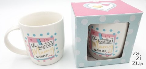 Kubek 330ml. pastele DLA NAJLEPSZEJ MAMY NA ŚWIECIE Kubek 330ml. pastele DLA NAJLEPSZEJ MAMY NA ŚWIECIE