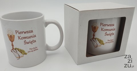 Kubek ceramiczny Pamiątka Pierwszej Komunii Świętej Kubek ceramiczny Pamiątka Pierwszej Komunii Świętej