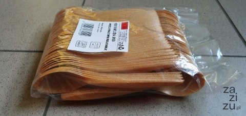 Łyżki z włókna drzewnego wielorazowe 100szt. Łyżki z włókna drzewnego wielorazowe 100szt.