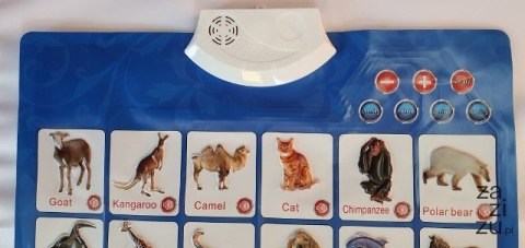 Mata edukacyjna na baterie - odgłosy zwierząt + j. angielski Mata edukacyjna na baterie - odgłosy zwierząt + j. angielski