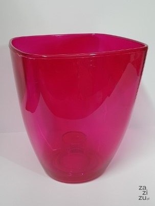 Osłonka / doniczka storczyk 15 TRANSPARENT AMARANT Osłonka / doniczka storczyk 15 TRANSPARENT AMARANT