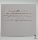 Pamiątka drewniana kielich od OJCA CHRZESTNEGO I KOMUNIA ŚW.