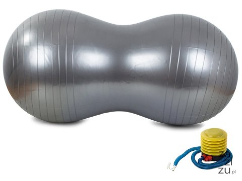 Piłka gimnastyczna fitness rehabilitacyjna orzeszek śr. 50 cm + pompka 14285 Piłka gimnastyczna fitness rehabilitacyjna orzeszek śr. 50 cm + pompka 14285