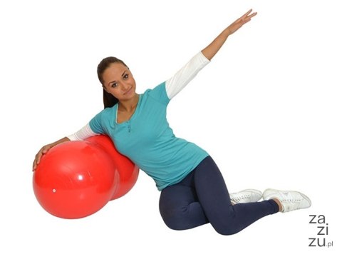 Piłka gimnastyczna fitness rehabilitacyjna orzeszek śr. 50 cm + pompka 14285 Piłka gimnastyczna fitness rehabilitacyjna orzeszek śr. 50 cm + pompka 14285