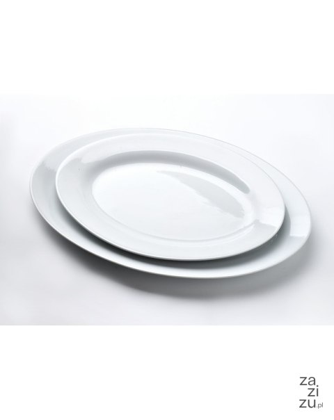 Półmisek owalny biała porcelana BASIC 30x20xh2.2cm Półmisek owalny biała porcelana BASIC 30x20xh2.2cm