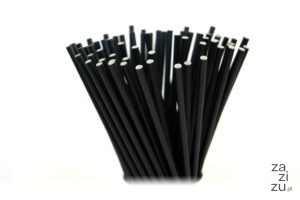 Słomki papierowe czarne 205 x 6 mm 10 sztX 10opak 80-02 Słomki papierowe czarne 205 x 6 mm 10 sztX 10opak 80-02
