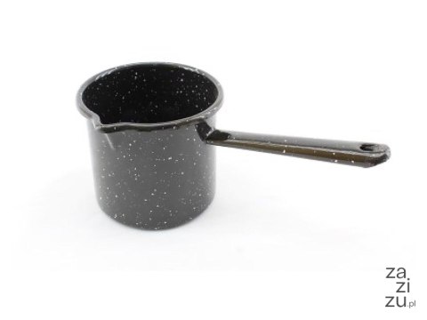 Tygielek emaliowany gładki 9 cm 1738 Tygielek emaliowany gładki 9 cm 1738