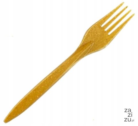 Widelce z włókna drzewnego wielorazowe 100szt. Widelce z włókna drzewnego wielorazowe 100szt.
