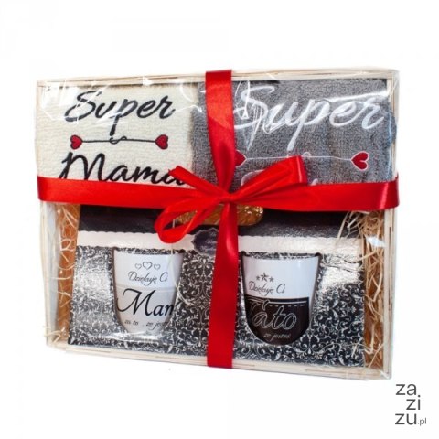 Zestaw prezentowy SUPER MAMA/ SUPER TATA kubek dziękuję Ci Mamo i Tato Zestaw prezentowy SUPER MAMA/ SUPER TATA kubek dziękuję Ci Mamo i Tato