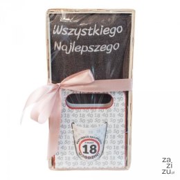 Zestaw prezentowy na 18 urodziny 