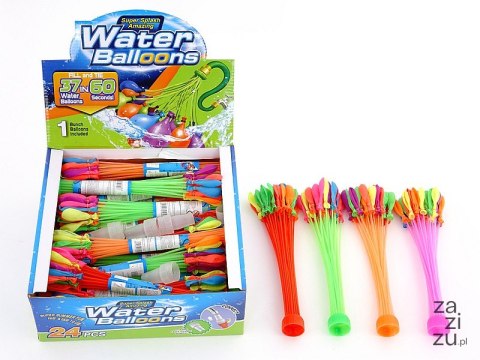 Balony 24kpl na wodę 8cm, wiązka 37szt Balony 24kpl na wodę 8cm, wiązka 37szt