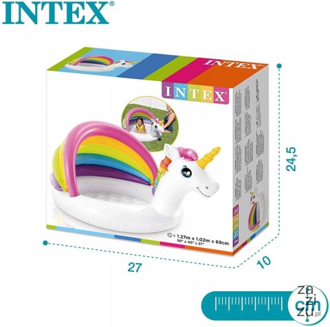 Basen z daszkiem brodzik dla dzieci Intex Jednorożec | 57113 Basen z daszkiem brodzik dla dzieci Intex Jednorożec | 57113