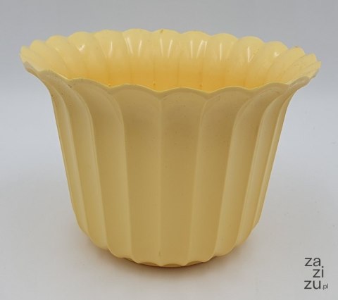 Doniczka/osłonka MUSZELKA 15 JASNO ŻÓŁTA Doniczka/osłonka MUSZELKA 15 JASNO ŻÓŁTA