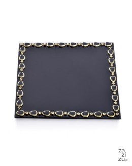 ELIA BLACK podstawka 20x20xh1cm