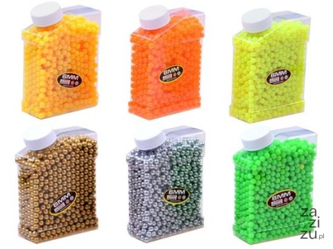 KULKI do pistoletu plastikowe naboje 6 mm ZA2474 KULKI do pistoletu plastikowe naboje 6 mm ZA2474