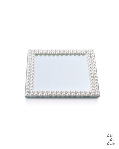 MARGOT PEARL podstawka 15x15xh1cm MARGOT PEARL podstawka 15x15xh1cm