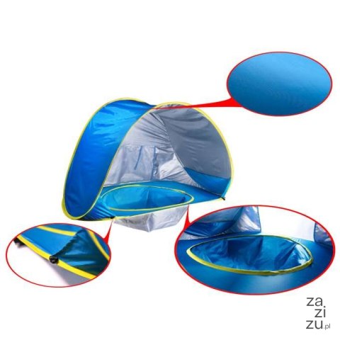 Namiot plażowy z basenem dla dziecka 7992 Namiot plażowy z basenem dla dziecka 7992