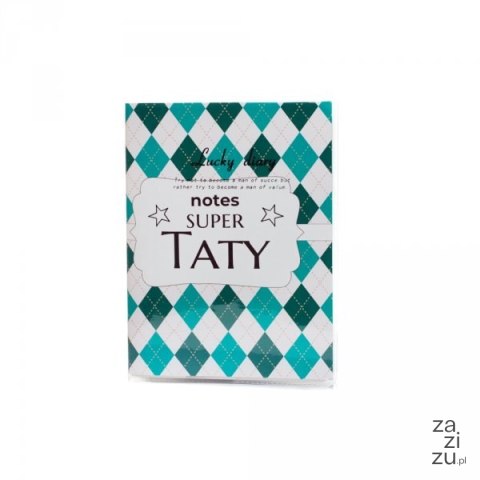 Notes z napisem "Notes Super Taty" - 80 stron Notes z napisem "Notes Super Taty" - 80 stron