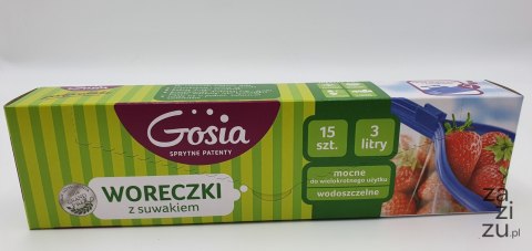 Woreczki wodoszczelne 10szt z suwakiem 3l Woreczki wodoszczelne 10szt z suwakiem 3l
