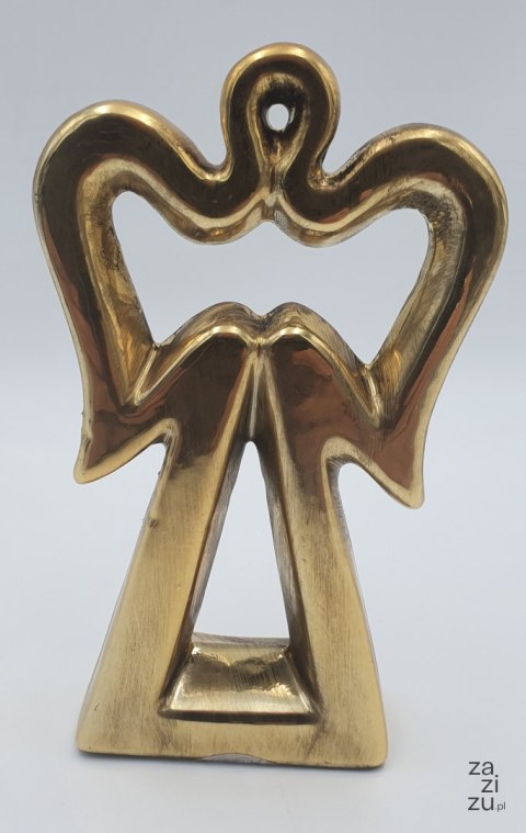 Anioł ceram 13cm złoty 12szt Anioł ceram 13cm złoty 12szt