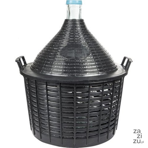 Balon do wina 25l w koszu plastikowym | 644025 Balon do wina 25l w koszu plastikowym | 644025
