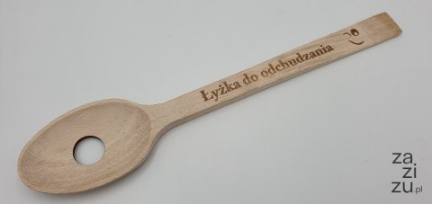 Drewniana łyżka do odchudzania 32cm Drewniana łyżka do odchudzania 32cm