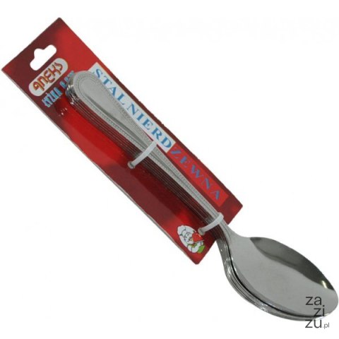 Komplet 6 łyżek stalowych SF20738 Komplet 6 łyżek stalowych SF20738