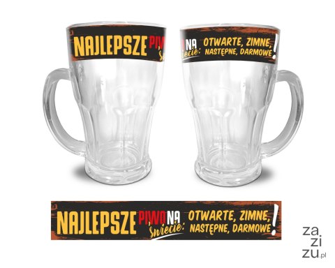 Kufel 480ml. NAJLEPSZE PIWO NA ŚWIECIE Kufel 480ml. NAJLEPSZE PIWO NA ŚWIECIE