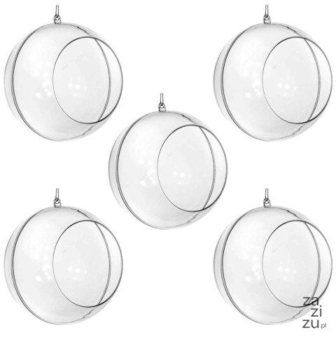 Kula akrylowa z otworem 10cm. 5szt. ABO-10 Kula akrylowa z otworem 10cm. 5szt. ABO-10