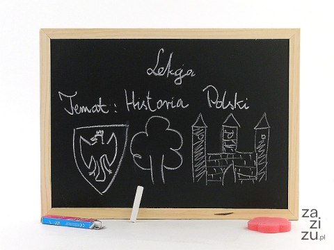 Tablica +kreda+gąbka 40x30cm Tablica +kreda+gąbka 40x30cm