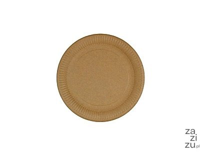 Talerze papierowe ECO brązowe 18cm 50szt 01-21 Talerze papierowe ECO brązowe 18cm 50szt 01-21