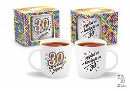 URODZINOWA MOZAIKA - kubek NBC niski 330ml - Wszystkiego najlepszego 30 URODZINOWA MOZAIKA - kubek NBC niski 330ml - Wszystkiego najlepszego 30