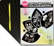 Wydrapywanka hologramowa A5 SREBRNA a'10 + rylec