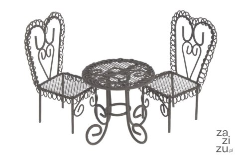 Zestaw mebli metalowych 3szt 274CAN1078 Zestaw mebli metalowych 3szt 274CAN1078