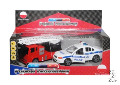 Auto z polskim modułem głosowym służby straż policja Auto z polskim modułem głosowym służby straż policja