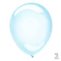 Balon niebieski transparentny 10cali 12szt 400367