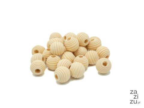 Koraliki drewniane naturalne z tłoczeniami 14mm 50szt. | PJ-0805 Koraliki drewniane naturalne z tłoczeniami 14mm 50szt. | PJ-0805