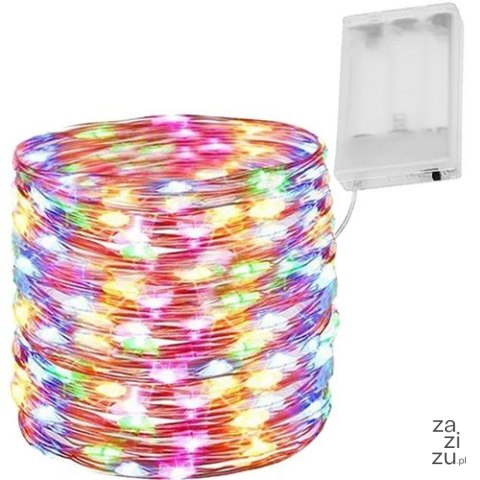 Lampki na druciku 100 LED - multicolor | 1699 Lampki na druciku 100 LED - multicolor | 1699